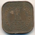 Малайя, 1 цент (1940 г.)