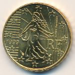 Франция, 10 евроцентов (1999 г.)