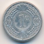 Антильские острова, 1 цент (1993–2016 г.)