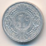 Антильские острова, 1 цент (1993–2016 г.)
