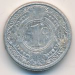 Антильские острова, 1 цент (2001 г.)