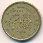 Spain, 10 euro cent, 2004