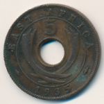 East Africa, 5 cents, 1935