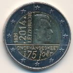 Luxemburg, 2 euro, 2014