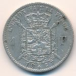 Бельгия, 1 франк (1866–1867 г.)