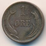 Дания, 1 эре (1887 г.)