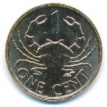 Сейшелы, 1 цент (2014 г.)