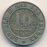 Belgium, 10 centimes, 1894–1898