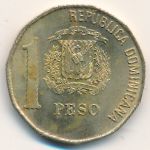 Dominican Republic, 1 peso, 2002