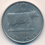 Guernsey, 10 new pence, 1968–1971