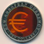 Либерия, 10 долларов (2003 г.)