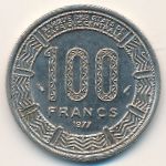 Габон, 100 франков (1977–1982 г.)