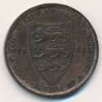 Jersey, 1/24 shilling, 1877