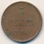 Финляндия, 5 пенни (1916 г.)