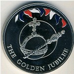 Falkland Islands, 50 pence, 2002
