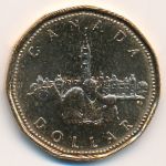 Canada, 1 dollar, 1992