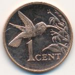 Тринидад и Тобаго, 1 цент (1977–2009 г.)