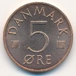 Denmark, 5 ore, 1980