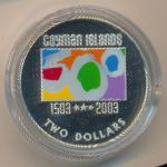 Каймановы острова, 2 доллара (2003 г.)