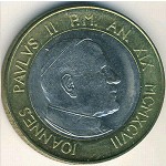 Vatican City, 1000 lire, 1997