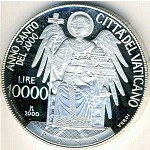 Vatican City, 10000 lire, 2000