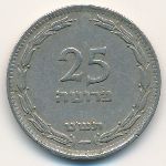 Israel, 25 pruta, 1949