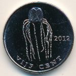 Sint Eustatius., 5 cents, 2012