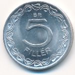 Hungary, 5 filler, 1963