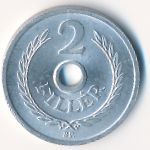 Венгрия, 2 филлера (1963 г.)