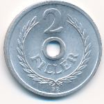 Венгрия, 2 филлера (1963 г.)