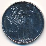 Италия, 100 лир (1986 г.)