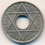 British West Africa, 1/10 penny, 1944