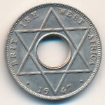 British West Africa, 1/10 penny, 1947