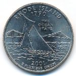 США, 1/4 доллара (2001 г.)