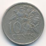 Trinidad & Tobago, 10 cents, 1978
