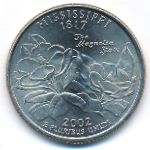 США, 1/4 доллара (2002 г.)