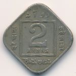 Британская Индия, 2 анны (1930 г.)