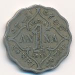 Британская Индия, 1 анна (1913 г.)