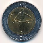 San Marino, 500 lire, 1985
