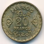 Марокко, 20 франков (1951 г.)