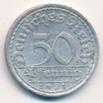 Веймарская республика, 50 пфеннигов (1921 г.)