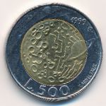 San Marino, 500 lire, 1999