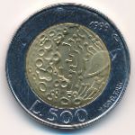 San Marino, 500 lire, 1999