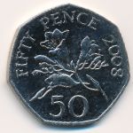 Гернси, 50 пенсов (2003–2012 г.)