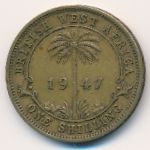 British West Africa, 1 shilling, 1947