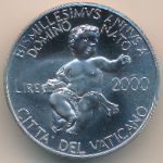 Vatican City, 2000 lire, 2000