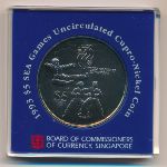 Singapore, 5 dollars, 1993