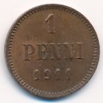 Finland, 1 penni, 1911