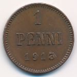 Finland, 1 penni, 1913