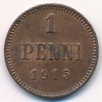Finland, 1 penni, 1915